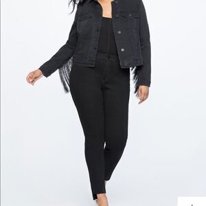 ELOQUII Peach Lift Step Hem skinny jeans NWT sz 16